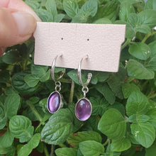 Load image into Gallery viewer, Earrings with Amethyst
