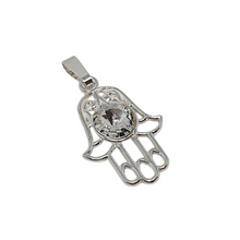 Load image into Gallery viewer, Hamsa Hand Pendant (Cristal)
