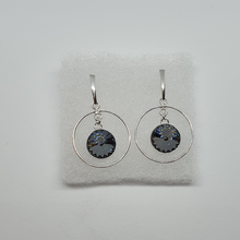 Load image into Gallery viewer, Earrings Swarovski crystals CRISTAL SILVER NIGHT
