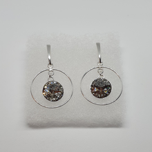 Load image into Gallery viewer, Earrings Swarovski crystals CRISTAL SILVER PAT
