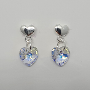 Earrings Hearts (Cristal)