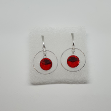Load image into Gallery viewer, Earrings Swarovski crystals LIGHT SIAM
