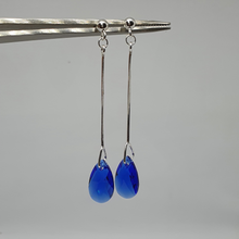 Load image into Gallery viewer, Drop Earrings MAJESTIC BLUE
