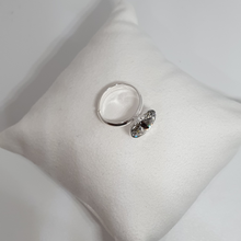 Load image into Gallery viewer, Silver ring with Swarovski crystal CRISTAL SILVER PAT
