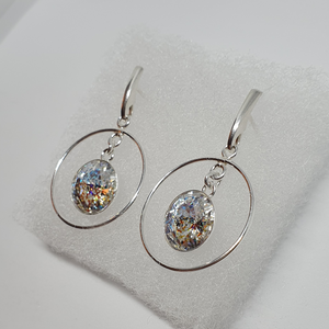 Earrings Swarovski crystals CRISTAL WHITE PAT